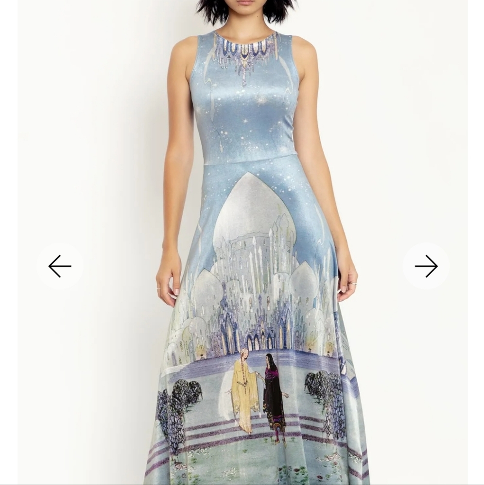 Blackmilk Side by Side Velvet Princess Maxi Dress -limited